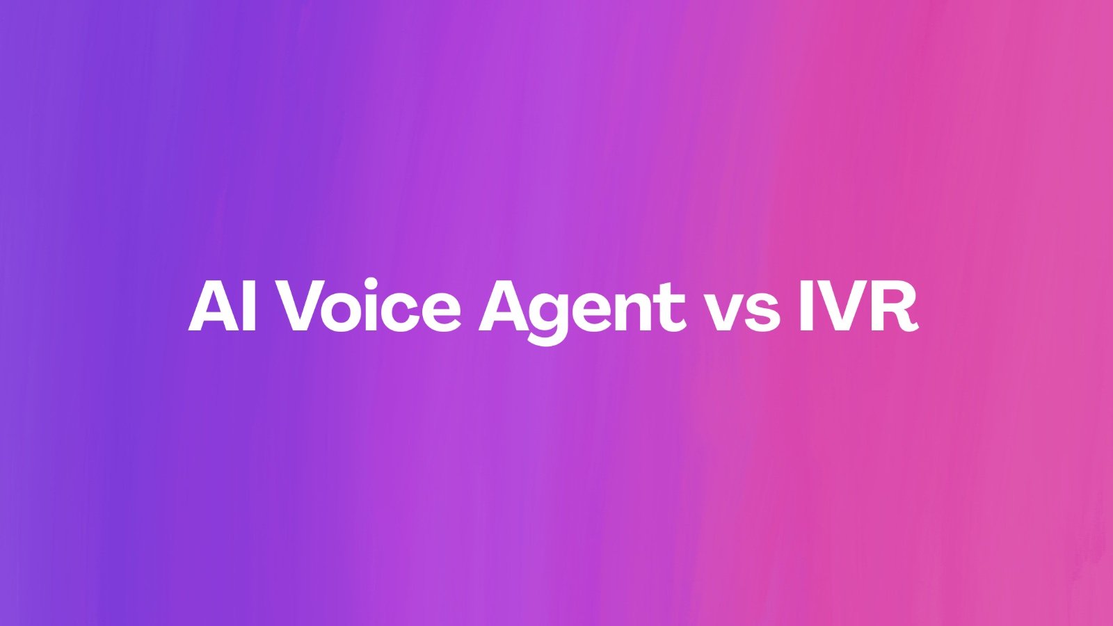 AI Voice Agent vs IVR: Why Indian Businesses Are Replacing IVR with Conversational AI in 2026